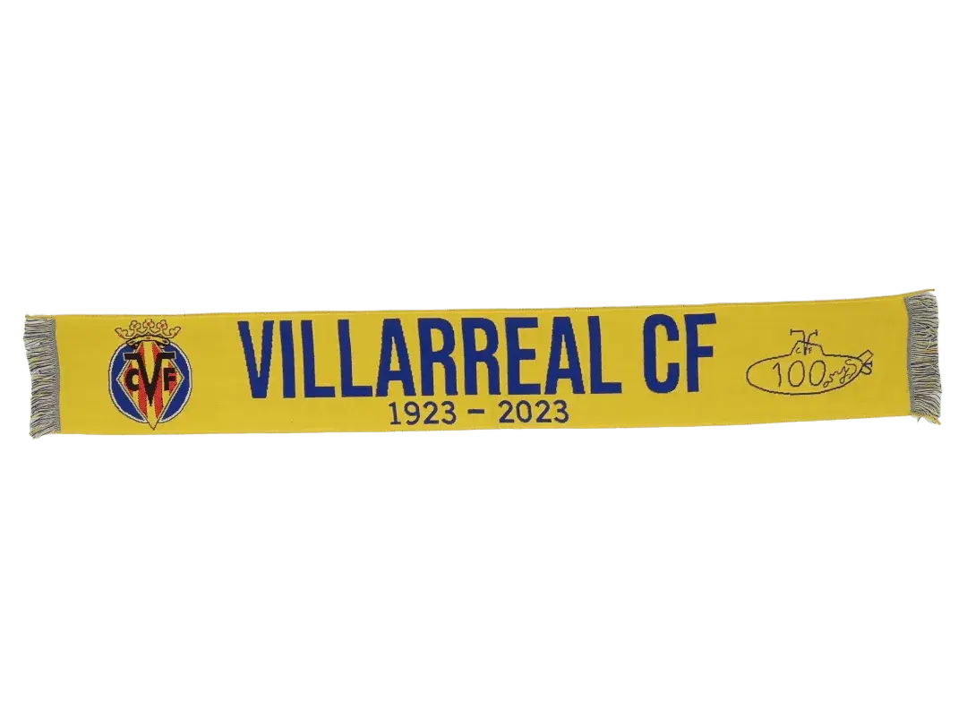 bufanda de fÚtbol oficial del villarreal