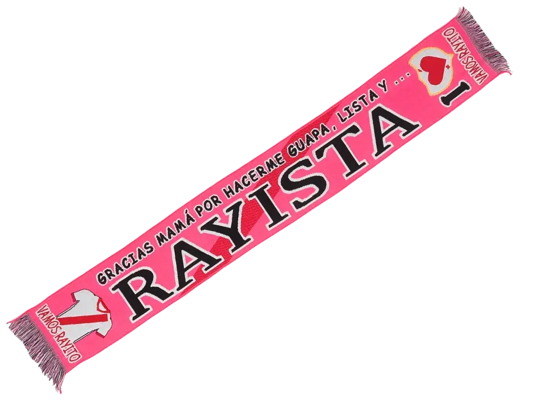 bufanda de fÚtbol rayista gracias mamÁ
