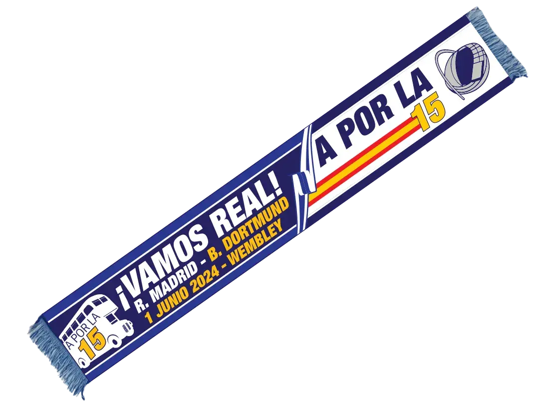 bufanda ¡vamos real! a por la 15