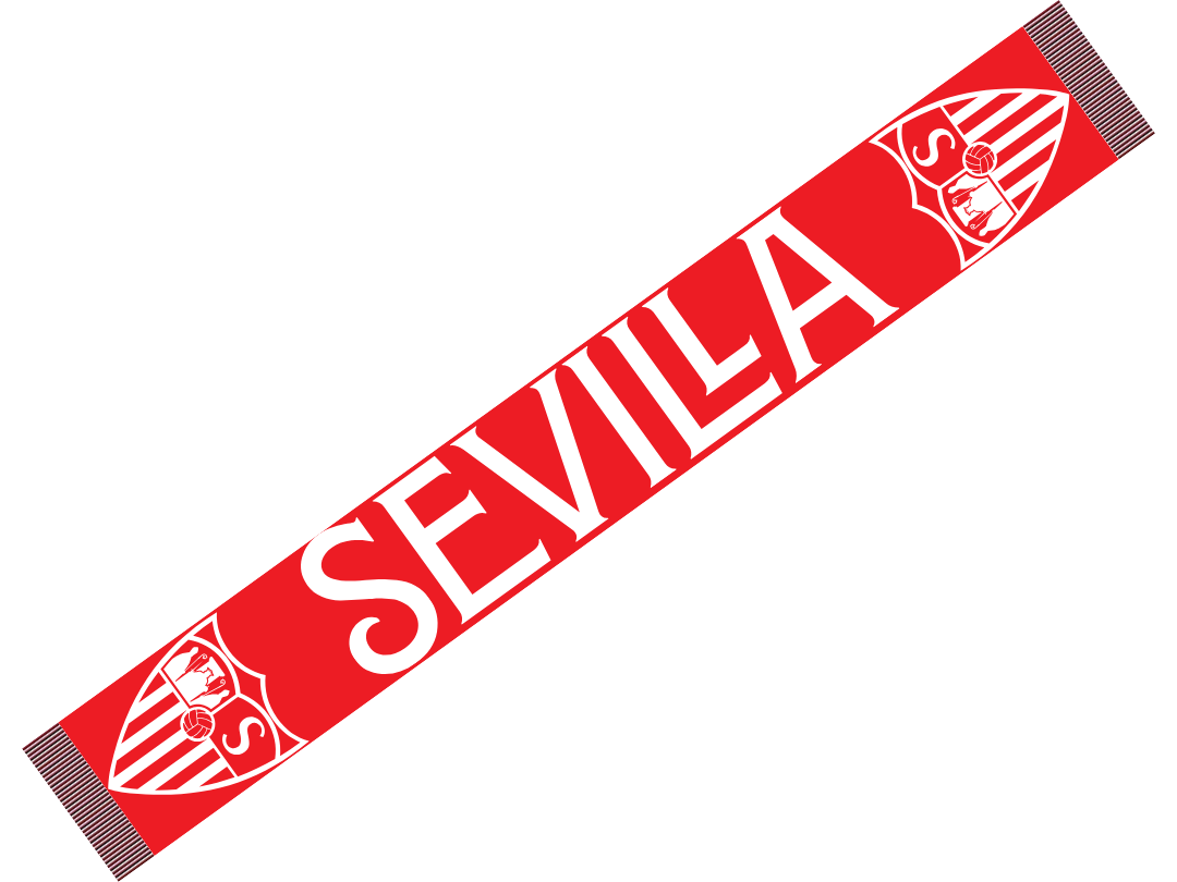 bufanda del sevilla roja